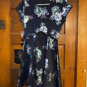 Navy blue hoco dress